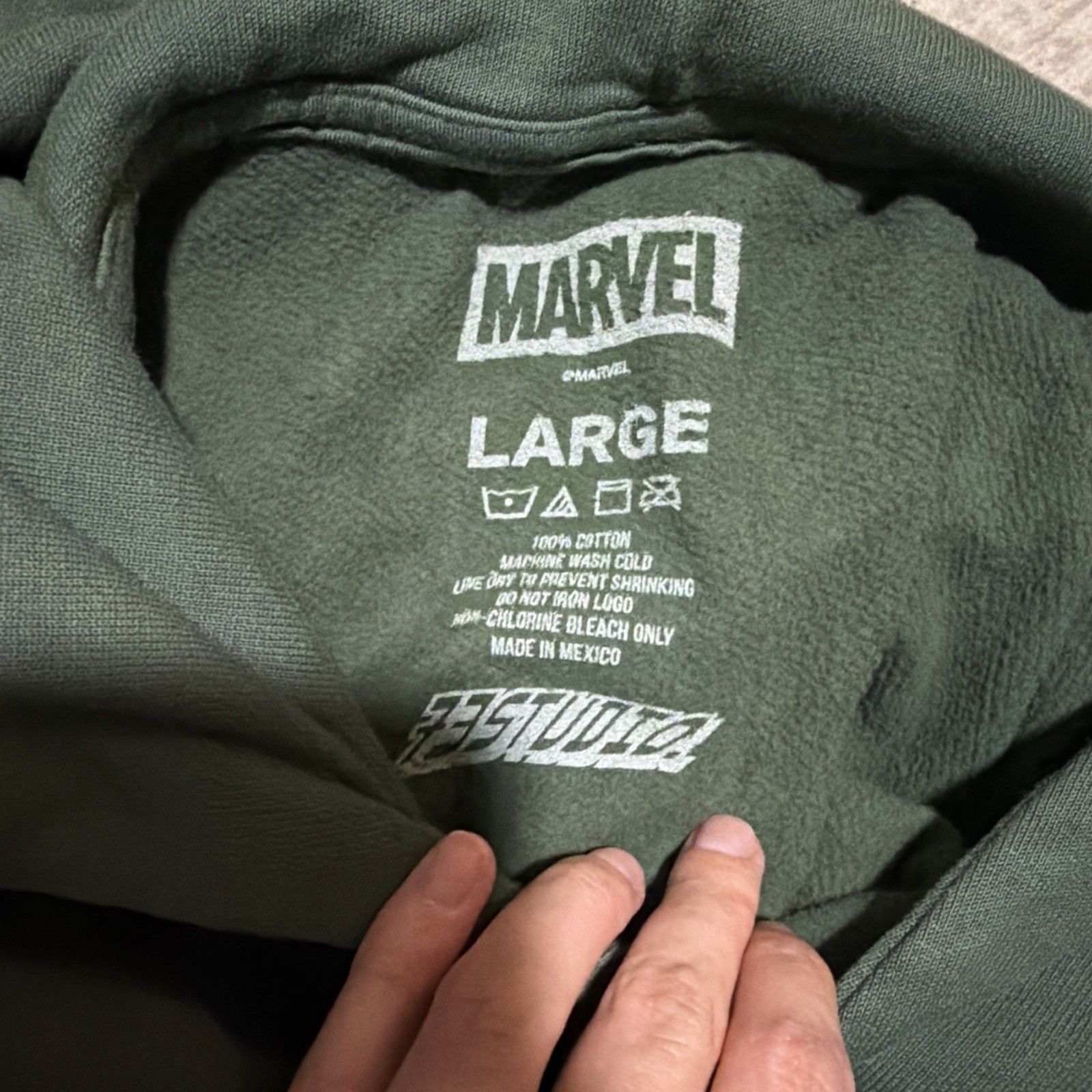 Culture Kings Marvel Doctor Doom Oversized Hoodie Large L — image 3 of 5